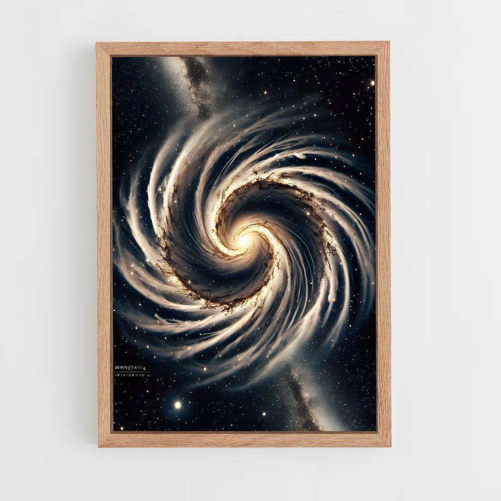 Poster Galaxie Spirale Éthérée (vue 4)